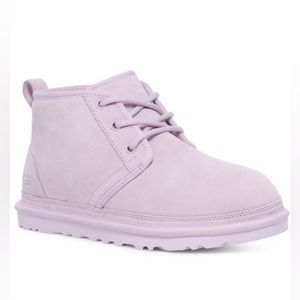 UGG Neumel Suede Chukka Boots Sneakers Women Size 8 Lavender Fog Pastel